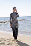 Women's Digital Patterned Hijab Swimsuit with Fully Covered Trousers - 4