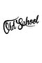 Old School Car, Motorcycle, Helmet, Laptop, Glass Sticker 14x8 Cm