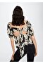 Floral Patterned Flowy Shirt - 4