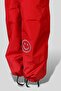 Red Waterproof Jumpsuit with Straps - 2