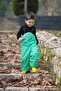 Green Waterproof Jumpsuit with Straps - 2