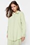 Green Woven Cotton Shirt-Trousers Set TCTSS23US00065 - 3