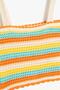 Girl's Beige Striped Sweater 3SKG90001AT - 3
