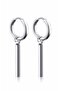 Unisex Hypoallergenic Gothic Punk Stainless Steel Earrings - 4