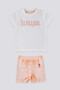 U.S. Polo Assn Piquant Cream Salmon Baby T-Shirt Set