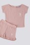 U.S. Polo Assn Sweet Candy Chic Pink Baby T-shirt Set - 4