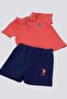 Noble Navy Blue Baby Polo Neck Tshirt Set - 2