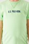 Base. Polo Assn Light Green Texture Red Boy's Capri Suit - 4