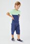 Pure Cream Light Green Boy Capri Suit - 3