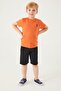 U.S. Polo Assn Shaped Orange Boy Bermuda Suit - 2
