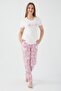 Lovely Mood Cream Women's Short Sleeve Pajama Set