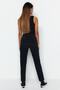 Siyah Yüksek Bel Mom %100 Pamuk Non-Stretch Jeans TWOSS23JE00085 - 7