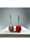 Owl Note Holder Set of 2 (Paper Pouch - Coral) - 2