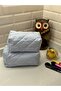 حقيبة مكياج ملونة بنقشة الزهور والقماش القطني - 2