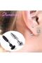 Unisex Hypoallergenic Gothic Punk Stainless Steel Earrings - 7