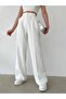 Women's White High-Waist Palazzo Pants