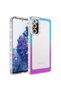 Galaxy S20 Fe Case Glitter and Color Transition Design Lens Protection Parking Cover