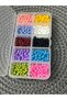 Luxury Acrylic Beads Sand Beads Letter Beads 4 Boxed Set With Closing Devices - 4