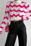 Women's Pink New Season Standard Size Fisherman Knitted Knitwear Sweater - 4