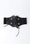 Elastic Women's Belt with Eyelet Detail, Jacket Belt, Shirt Belt, Dress Belt - 5