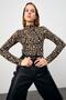 Women's Long Leopard Patterned Body - 2