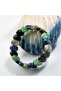 Sagittarius Natural Stone Wide Cut Men's Bracelet - 2