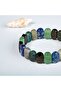 Sagittarius Natural Stone Wide Cut Men's Bracelet - 6