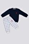 Baby Navy Blue Baby Sweatshirt Set - 4