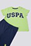 U.S. Polo Assn Vitality Green Baby T-shirt Set - 3