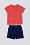 Noble Navy Blue Baby Polo Neck Tshirt Set - 4