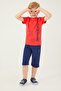 Base. Polo Assn Pomegranate Flower Pomegranate Color Boy Capri Suit - 3