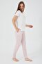 There Is Love Cream Women's Short Sleeve Pajama Set - 3