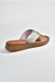 Salmon Genuine Leather Cross Banded Women's Slippers M291049903 - 7