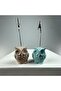 Owl Note Holder Set of 2 (mint - Paper Bag) - 3