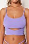 Lilac Bralette Tie Bikini Top TBESS22BU0279 - 3