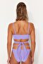 Lilac Bralette Tie Bikini Top TBESS22BU0279 - 6