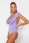 Lilac Deep Low-cut Flounce Normal Leg Swimsuit TBESS23MA00279 - 3