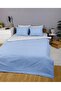 Mer-tim Cotton Ranforce Single Small Size Double Sided Duvet Cover Quilt Cover 135x200 Blue-grey - 2