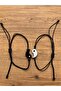 2 Pieces Yin Yang Metal Best Friends Bff Faux Leather String Bracelet - 3