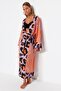 Leopar Desenli Dokuma Maxi Plaj Kuşaklı Kimono&Kaftan TBESS21KM0171 - 2