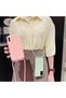 Epiphany Case with Drawstring Neck Strap Silicone Case Velvet Inner Surface Compatible with Xiaomi Mi Note 11S - 3