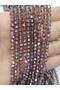 4mm Pyramid Purple Crystal Beads (10 STRINGS)