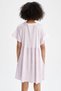 A-Line Midi Short Sleeve Maternity Dress - 5