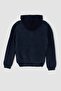 Boy's Hooded Cardigan - 5