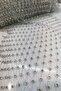 تول شبكي مرصع بالكريستال 100x55 سم