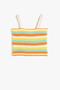 Girl's Beige Striped Sweater 3SKG90001AT