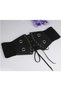 Elastic Women's Belt with Eyelet Detail, Jacket Belt, Shirt Belt, Dress Belt - 6