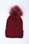 Women's Pompom Detailed Knitwear Beret