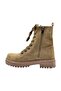 Women's Suede Boots with Chain Buckle Accessories - 3