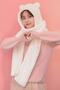 Hooded Plush Beanie Scarf Welsoft Fleece Neck Collar Shawl Windproof Ear Hat